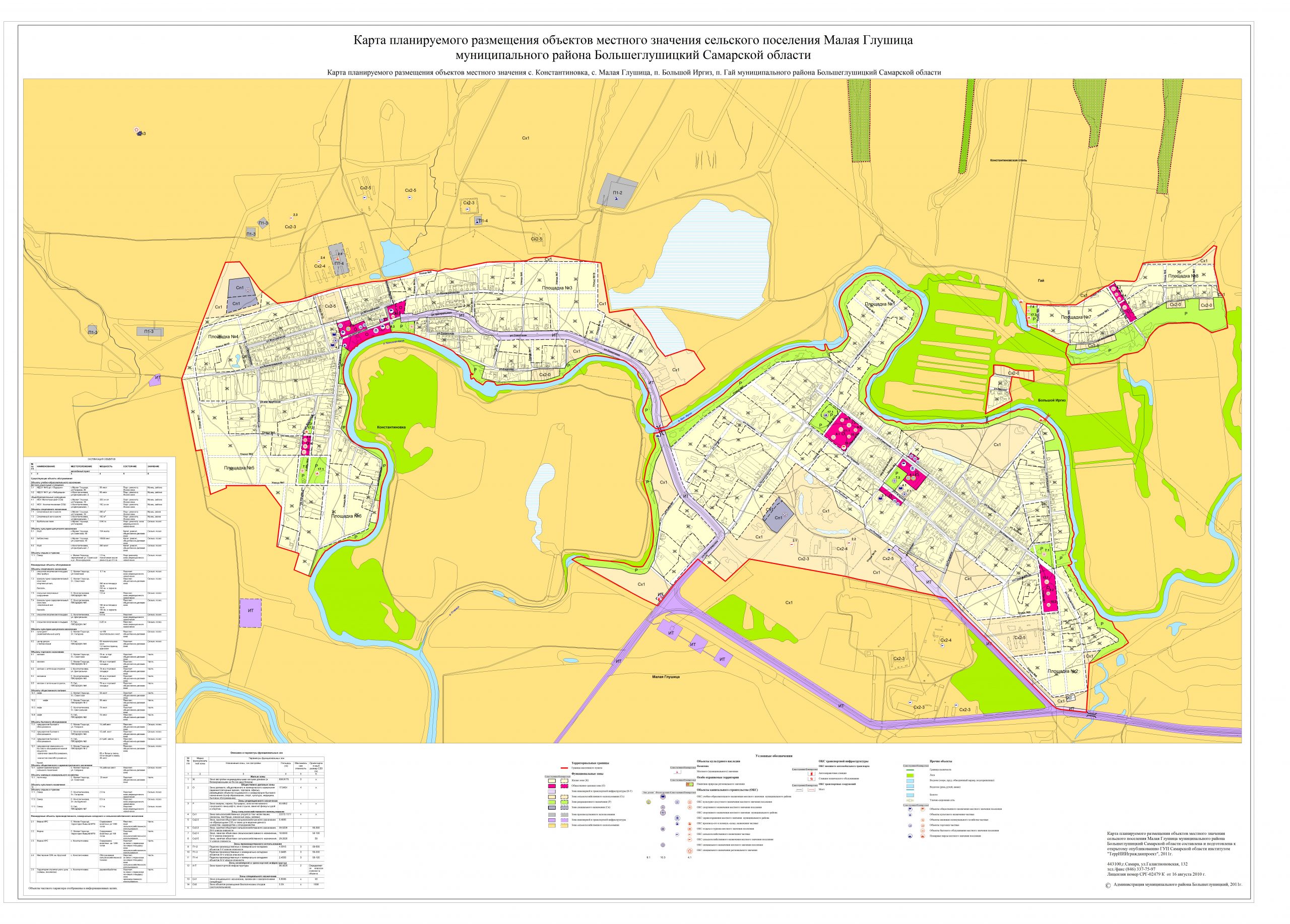 Публичная кадастровая карта большая глушица самарской
